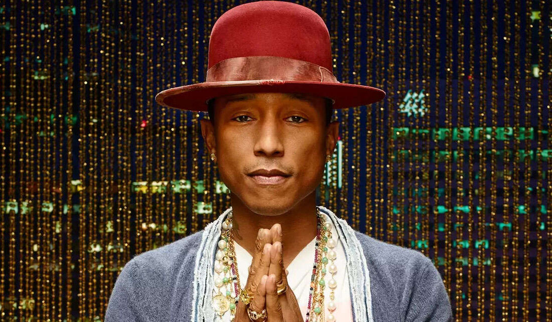 Pharrell Williams mostra a que veio como diretor criativo da Louis